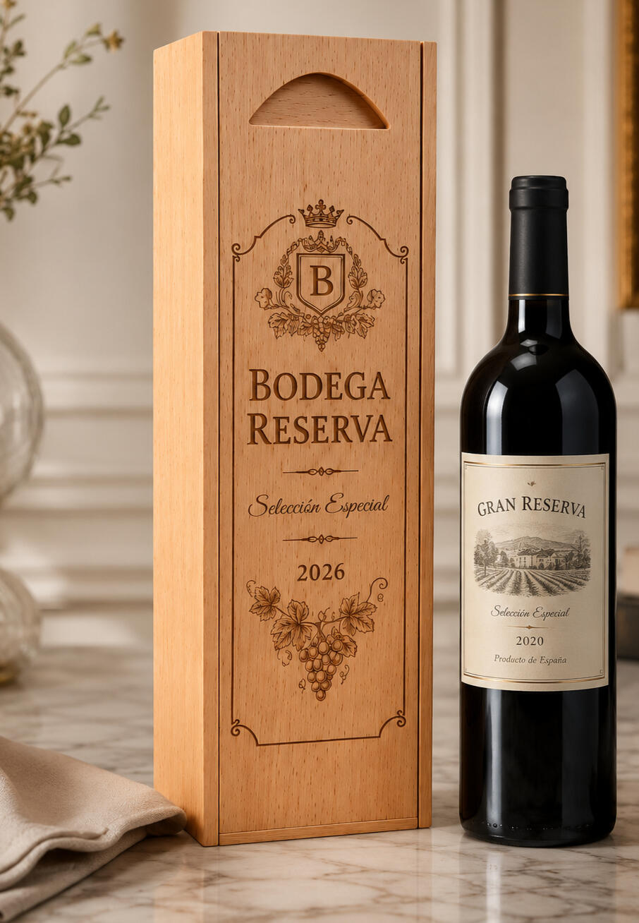 Estuche botella vino